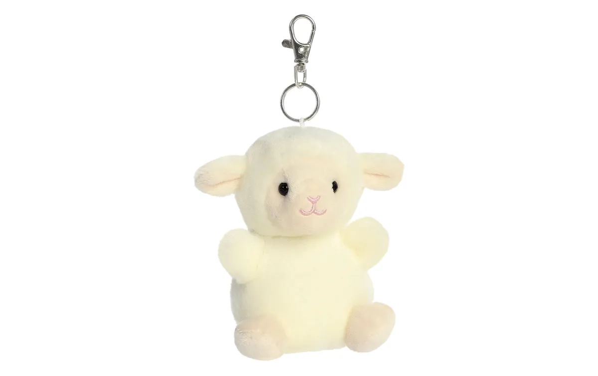 AURORA Schlüsselanhänger Palm Pals Woolly Lamb 10 cm, weiss