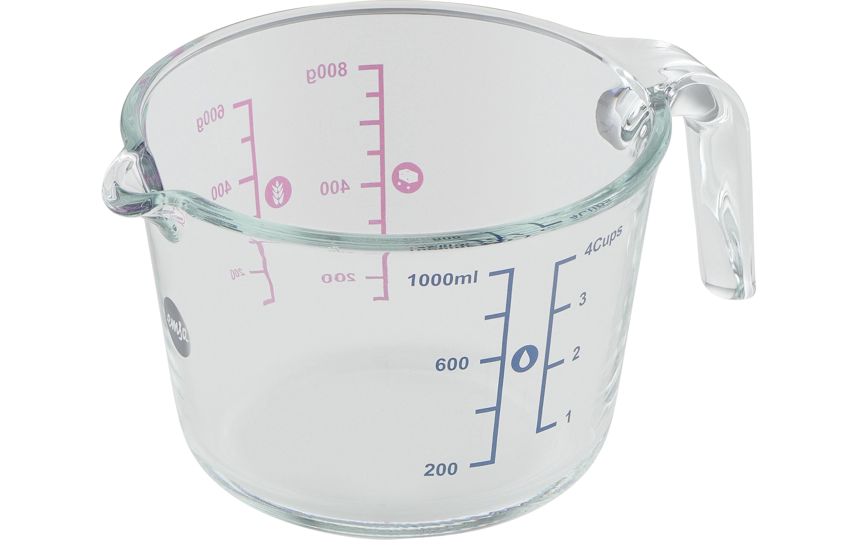 Emsa Messbecher Prep & Bake 10 dl, Transparent