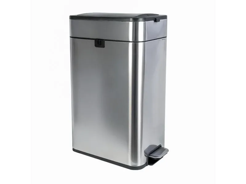 Maul Abfalleimer Wing 40 l, Schwarz/Silber Maul Abfalleimer Wing 40 l, Schwarz/Silber