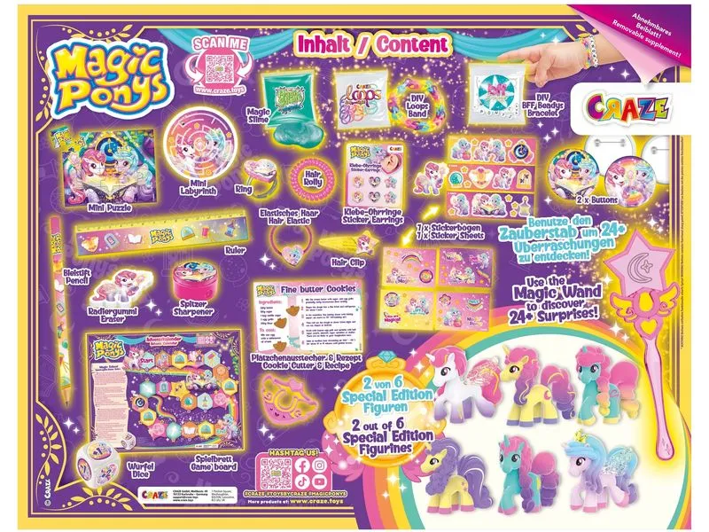 Craze CRAZE Adventskalender Magic Ponys
