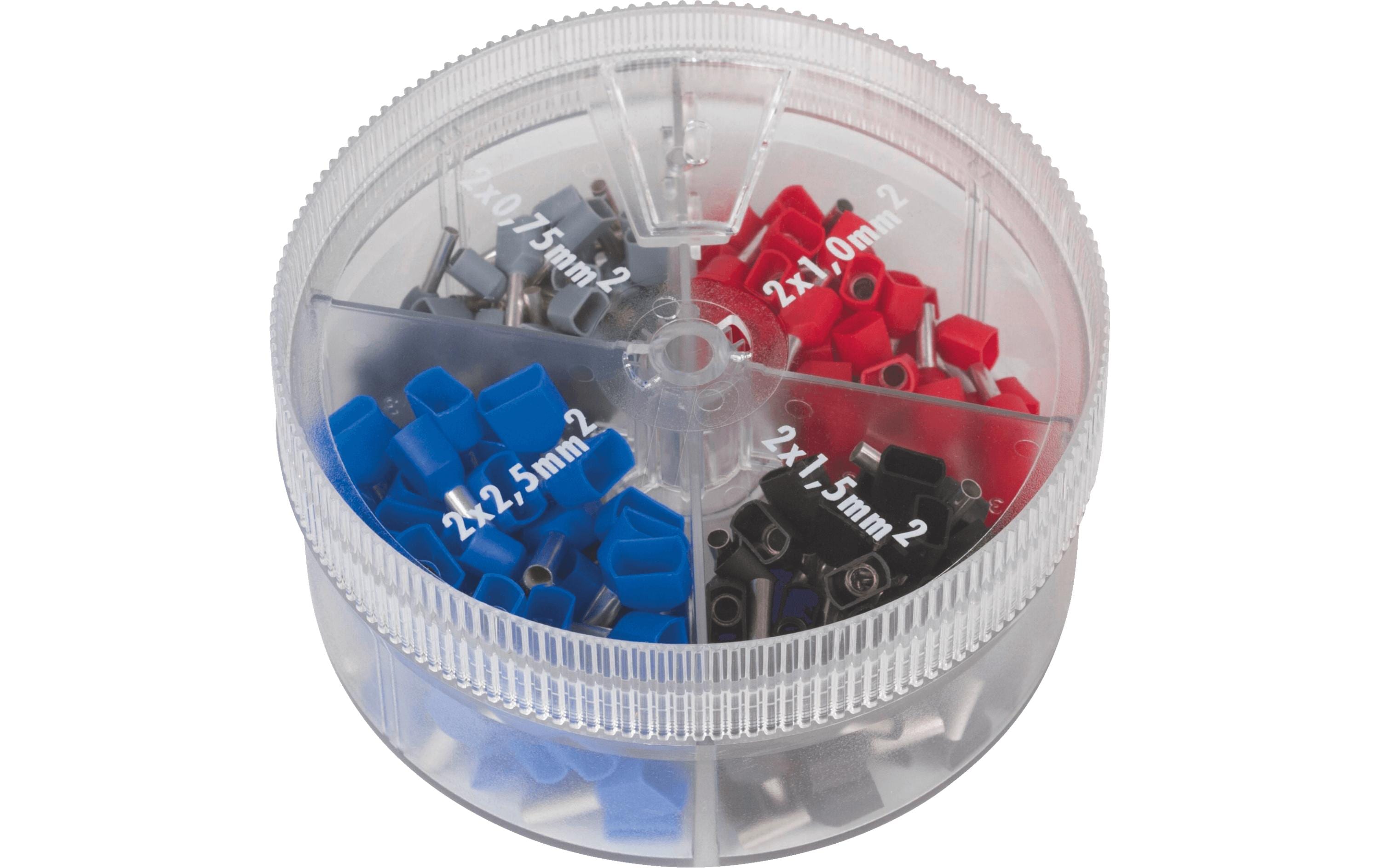 Knipex Aderendhülsen 2x 0.75 - 2x 2.5 mm², 200 Stück