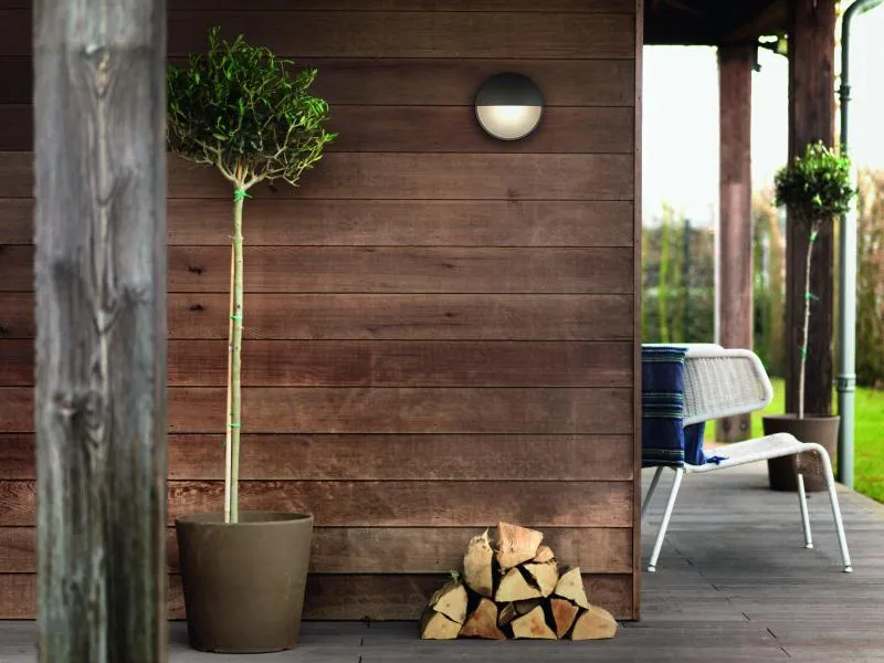 Philips myGarden LED Wandleuchte Capricorn, 600 lm, Anthrazit Philips myGarden LED Wandleuchte Capricorn, 600 lm, Anthrazit
