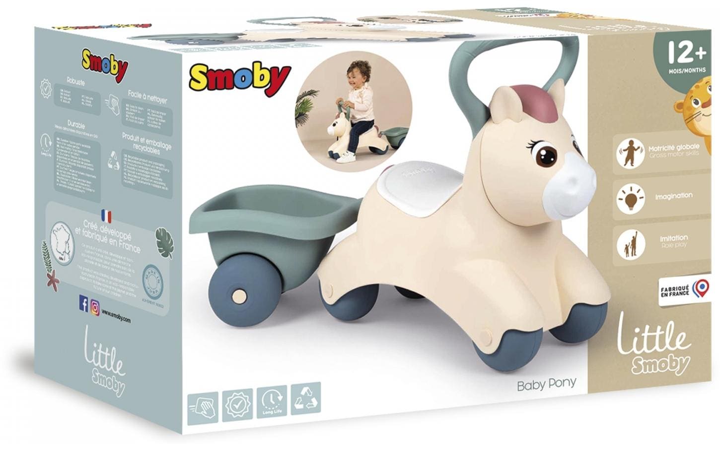 Smoby Rutscherfahrzeug Baby-Pony