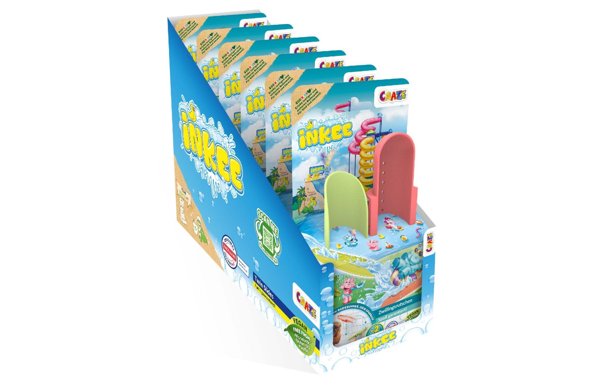 Craze Badespass Inkee Bad Doppelrutschen 2 Stück