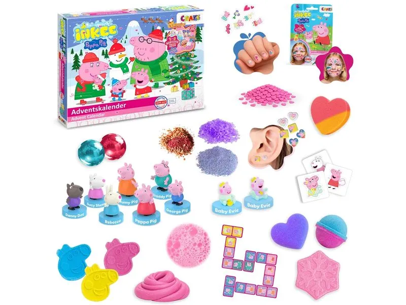 Craze Adventskalender Inkee Peppa Pig Badezusatz