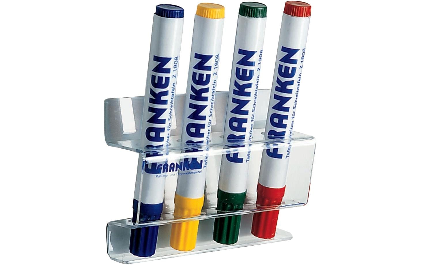 Franken Stiftehalter für 4 Tafelschreiber Transparent Franken Stiftehalter für 4 Tafelschreiber Transparent