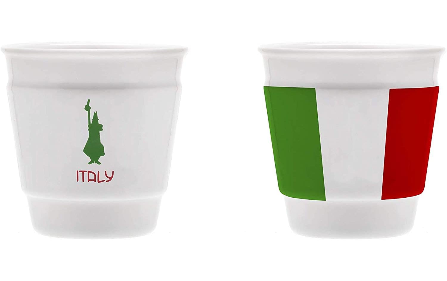 Bialetti Espressotasse Italia 60 ml, 1 Stück, Weiss