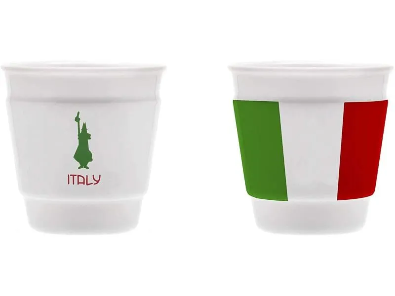 Bialetti Espressotasse Italia 60 ml, 1 Stück, Weiss Bialetti Espressotasse Italia 60 ml, 1 Stück, Weiss