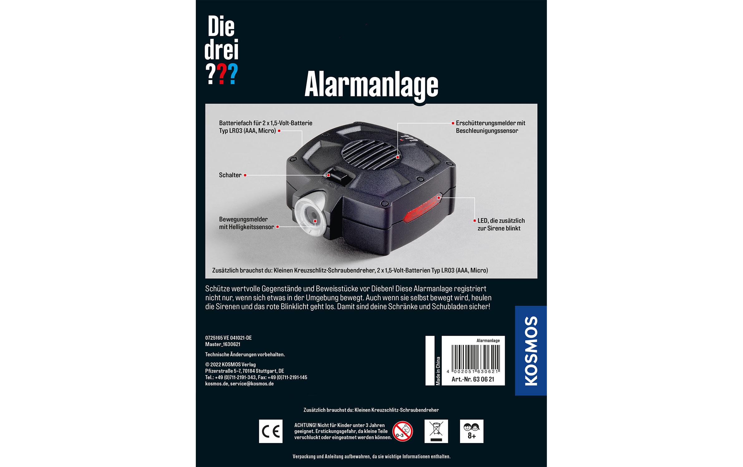 Kosmos Detektivausrüstung Die drei??? Alarmanlage Kosmos Detektivausrüstung Die drei??? Alarmanlage