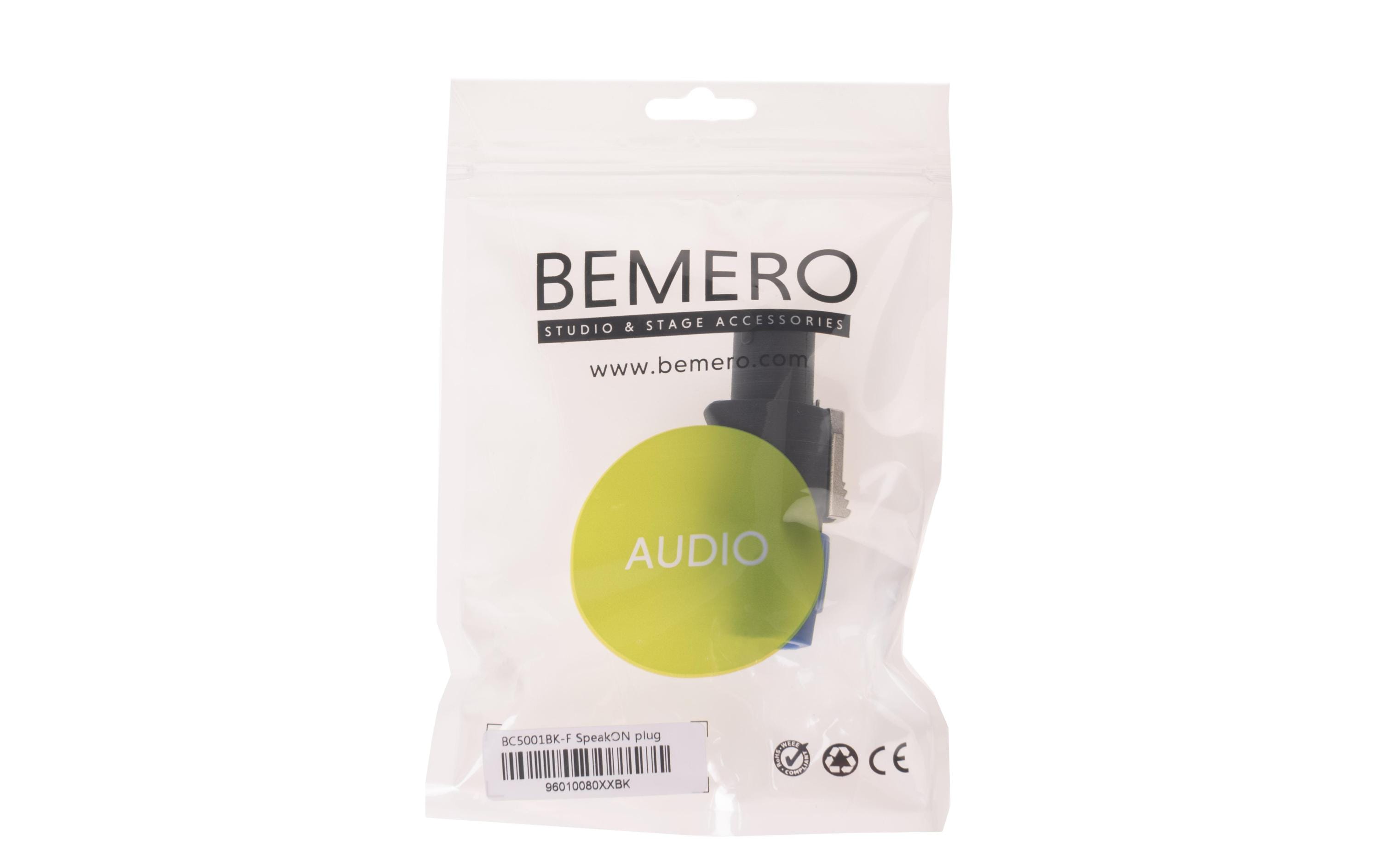 Bemero Stecker BC5001BK-F 4-Pol SpeakON Stecker