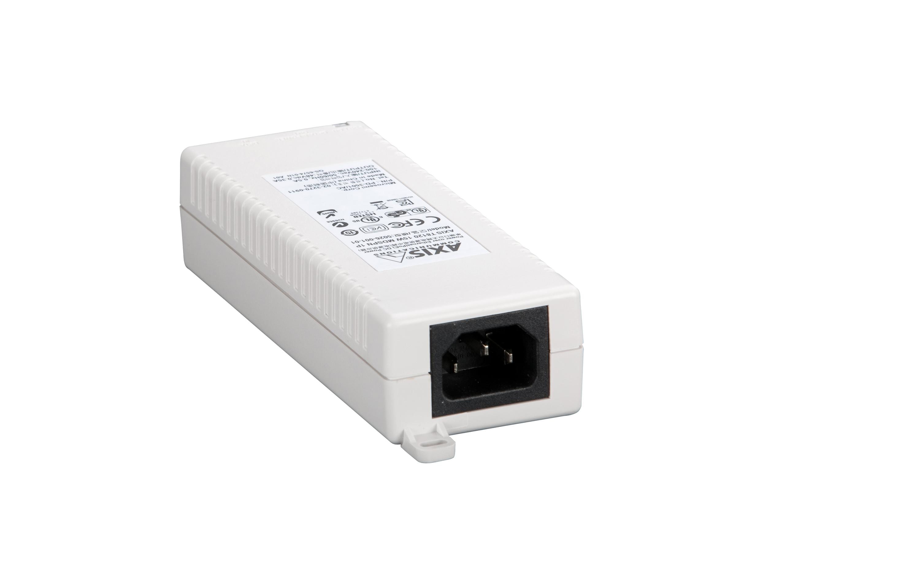 Axis PoE Injector T8120 15 W Indoor 1 Stück Axis PoE Injector T8120 15 W Indoor 1 Stück