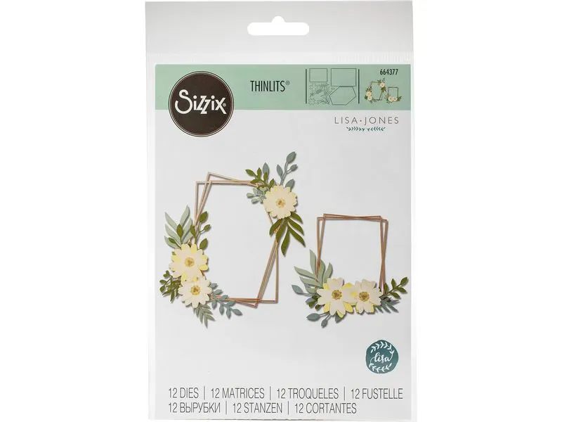 Sizzix Stanzschablone Blumenrahmen , Blatt Sizzix Stanzschablone Blumenrahmen , Blatt