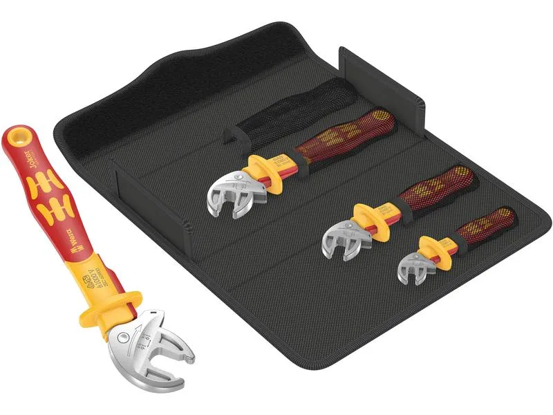 Wera Maulschlüssel 6004 Joker VDE 4 Set, Selbstjustierend, 4-tlg