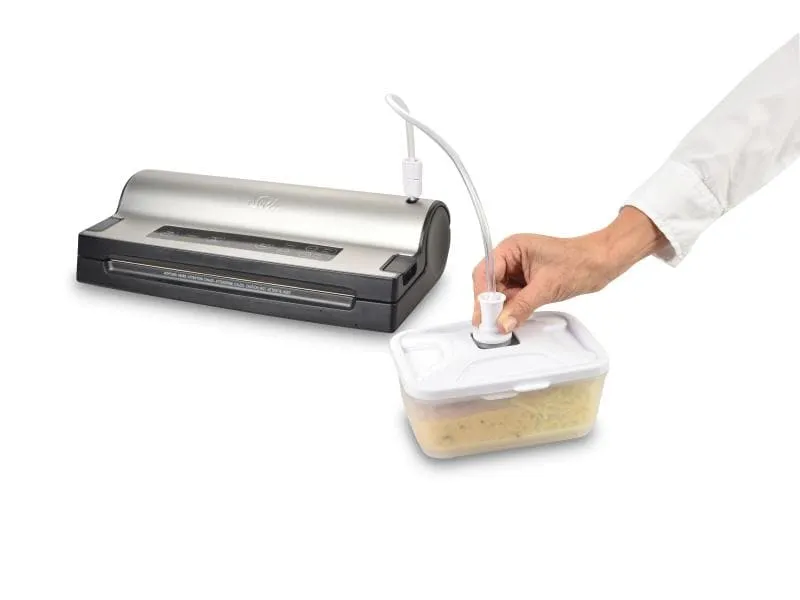 Solis Vakuumier-Behälter Vakuumierset Lunchboxen, 2 Stück Solis Vakuumier-Behälter Vakuumierset Lunchboxen, 2 Stück