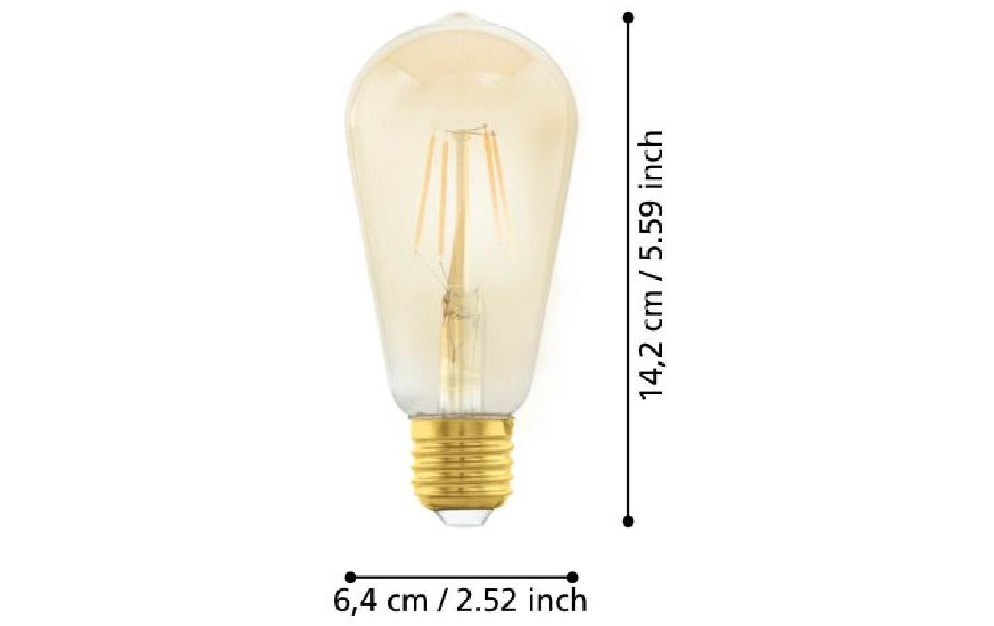 EGLO Leuchten Lampe 4 W E27 Warmweiss