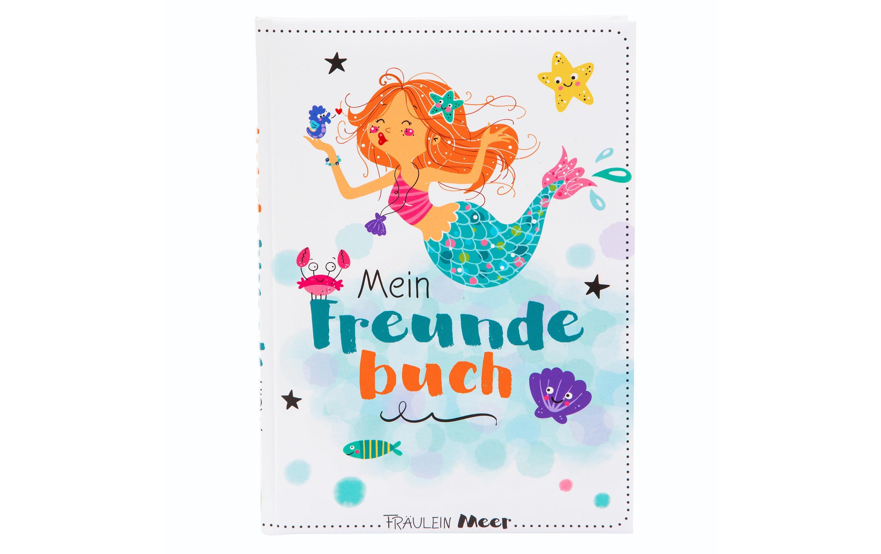 Goldbuch Freundebuch Meerrjungfrau Goldbuch Freundebuch Meerrjungfrau