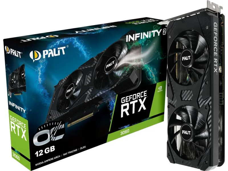 Palit Grafikkarte GeForce RTX 3060 Infinity 2 OC 12 GB Palit Grafikkarte GeForce RTX 3060 Infinity 2 OC 12 GB
