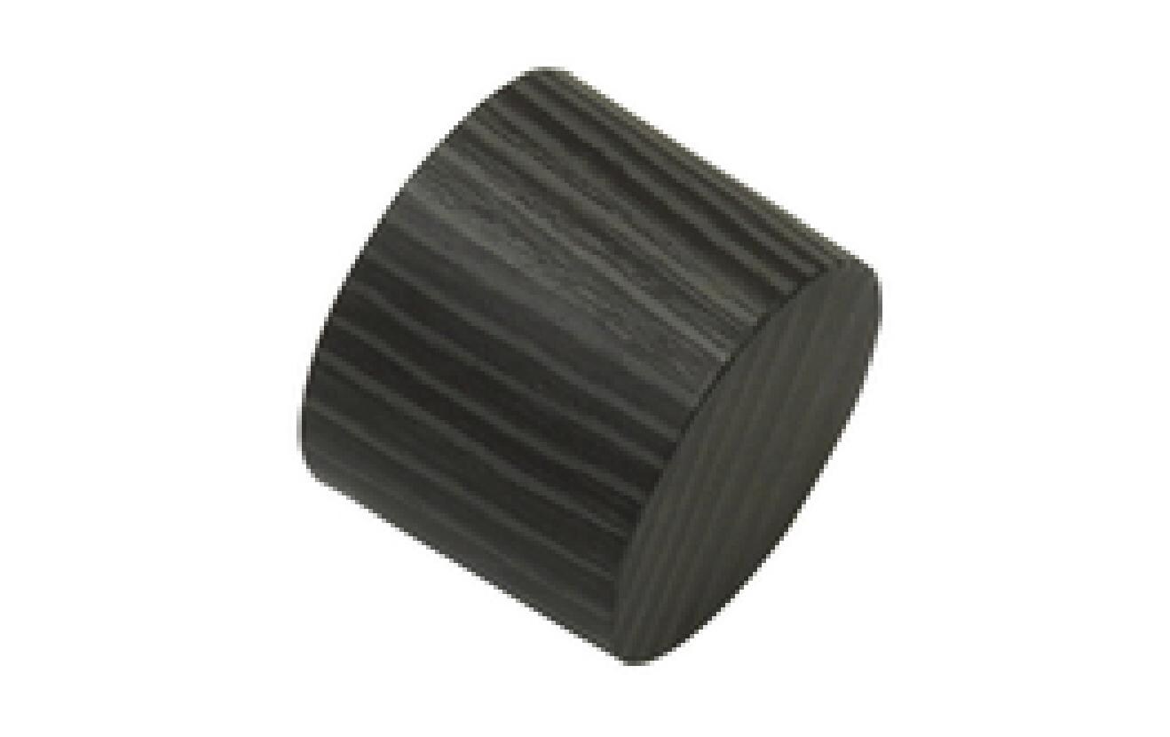 Gardinia Endkappe, Ø 25 mm, Grau