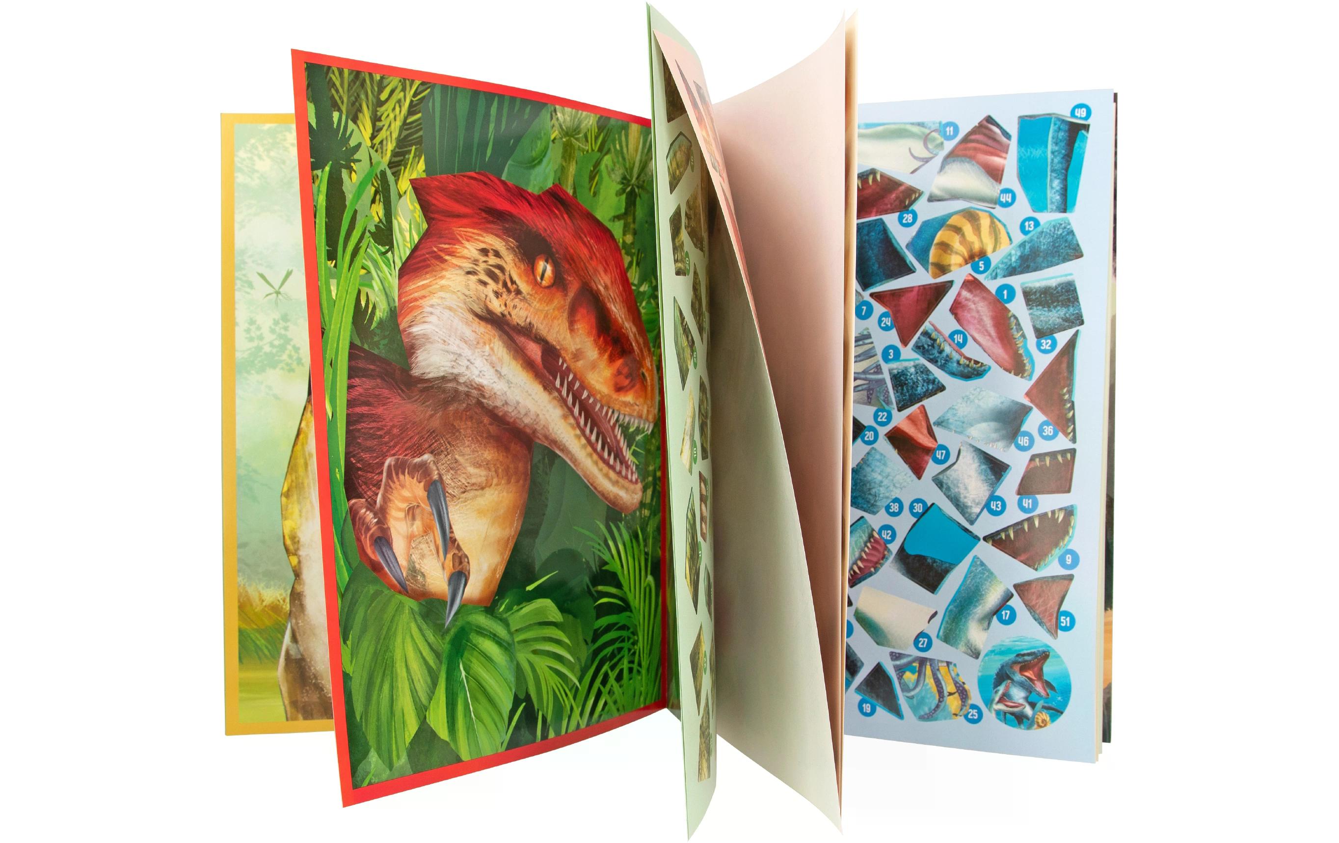 Depesche Stickerbuch Nummern DinoWorld 16 Seiten