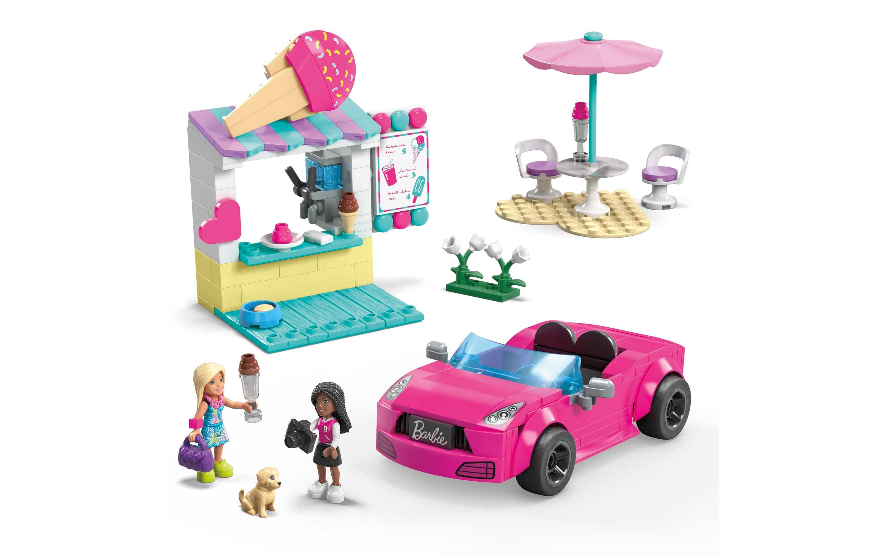 Mega Construx Barbie Cabrio & Eisstand
