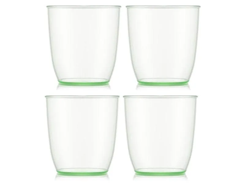 Bodum Outdoor-Becher Kvadrant 200 ml, Grün, 4 Stück Bodum Outdoor-Becher Kvadrant 200 ml, Grün, 4 Stück