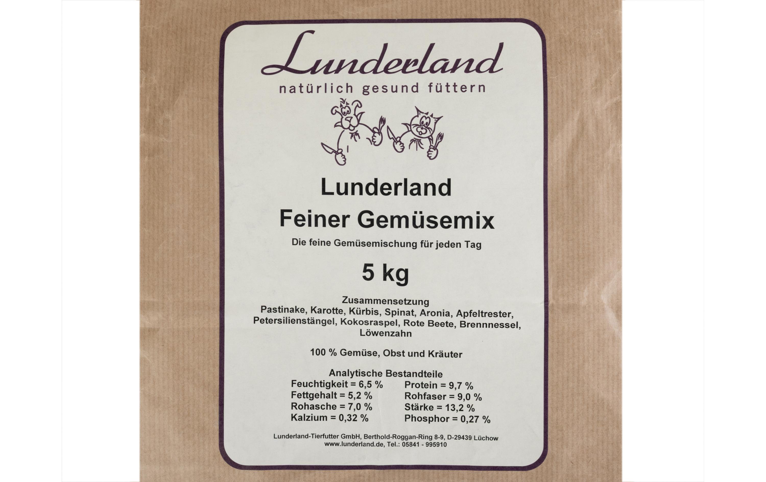 Lunderland Gemüsemix fein 5 kg