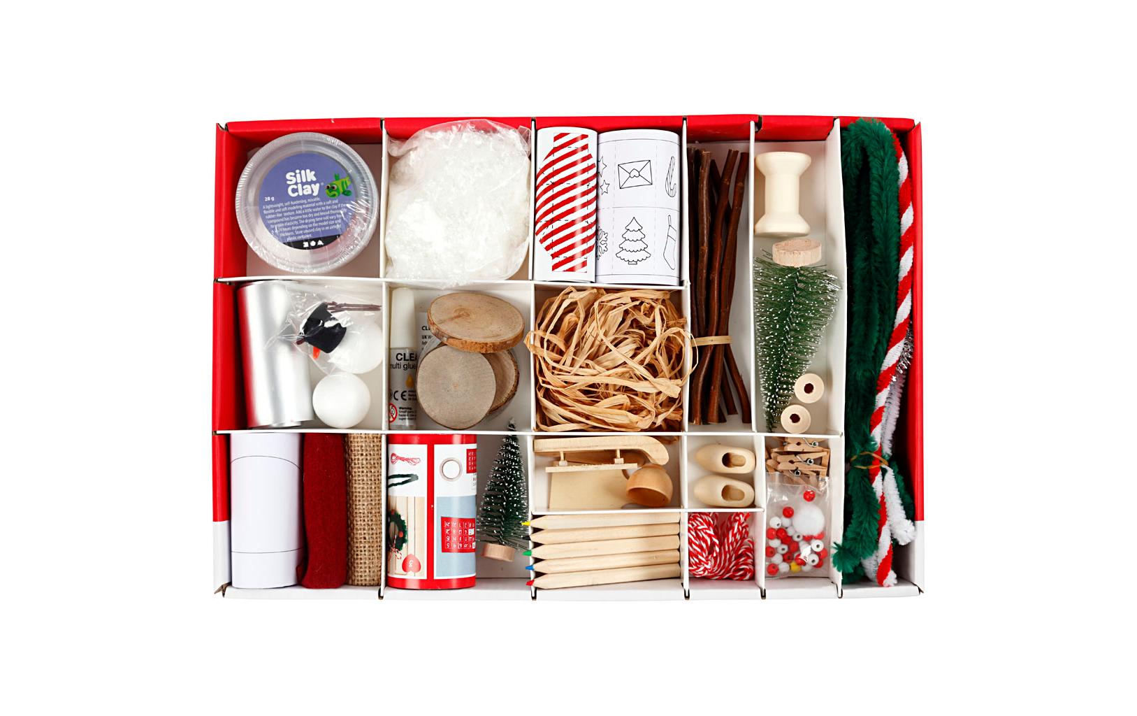 Creativ Company Mini-Utensilien Wichteltür Miniszenen Weihnachten/Wichtel