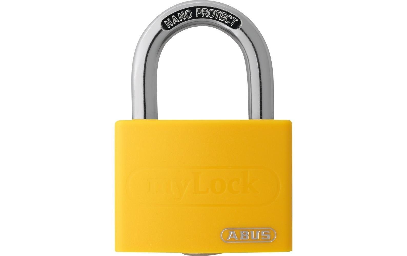 Abus Vorhängeschloss T65AL/40 Gelb Aluminium Abus Vorhängeschloss T65AL/40 Gelb Aluminium