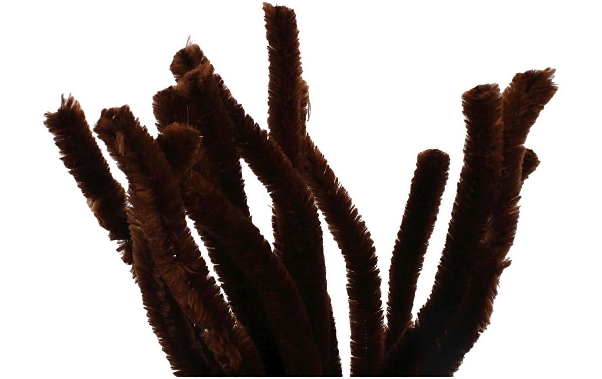 Creativ Company Chenilledraht 15 mm, 15 Stück, Braun Creativ Company Chenilledraht 15 mm, 15 Stück, Braun