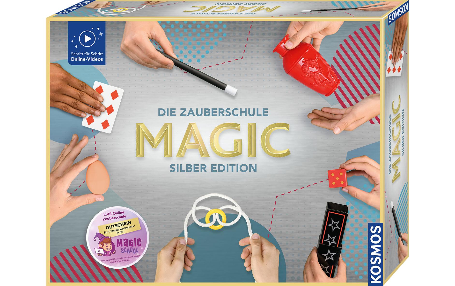 Kosmos Zauberkasten Die Zauberschule Magic – Silber Edition