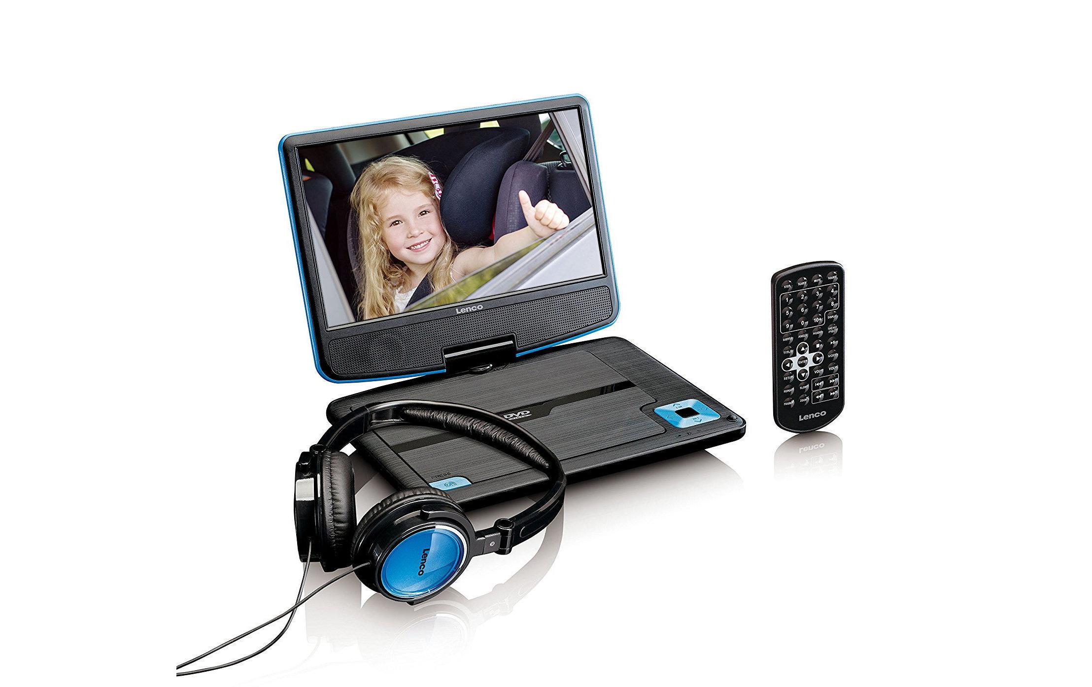 Lenco Portabler DVD Player DVP-910 Blau