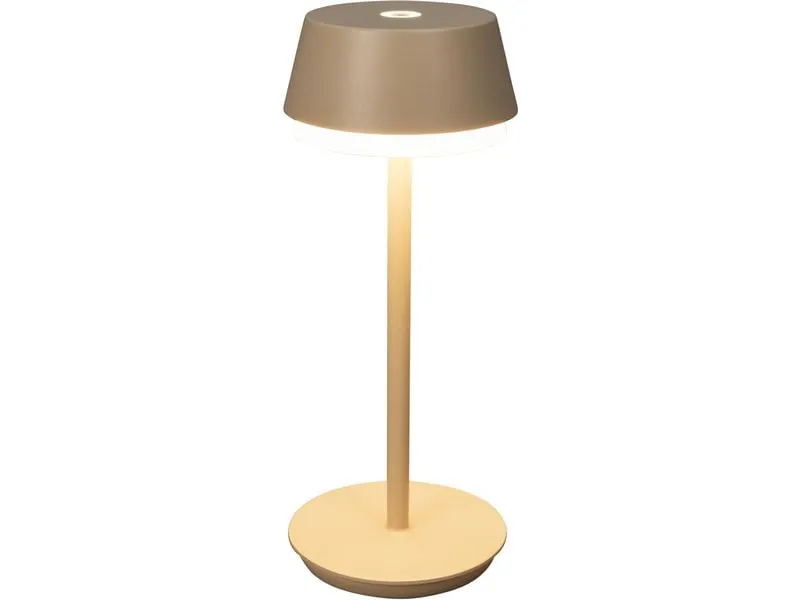 Konstsmide USB-Tischleuchte Lyon Sand, 2700-4000 K / RGB dimmbar Konstsmide USB-Tischleuchte Lyon Sand, 2700-4000 K / RGB dimmbar