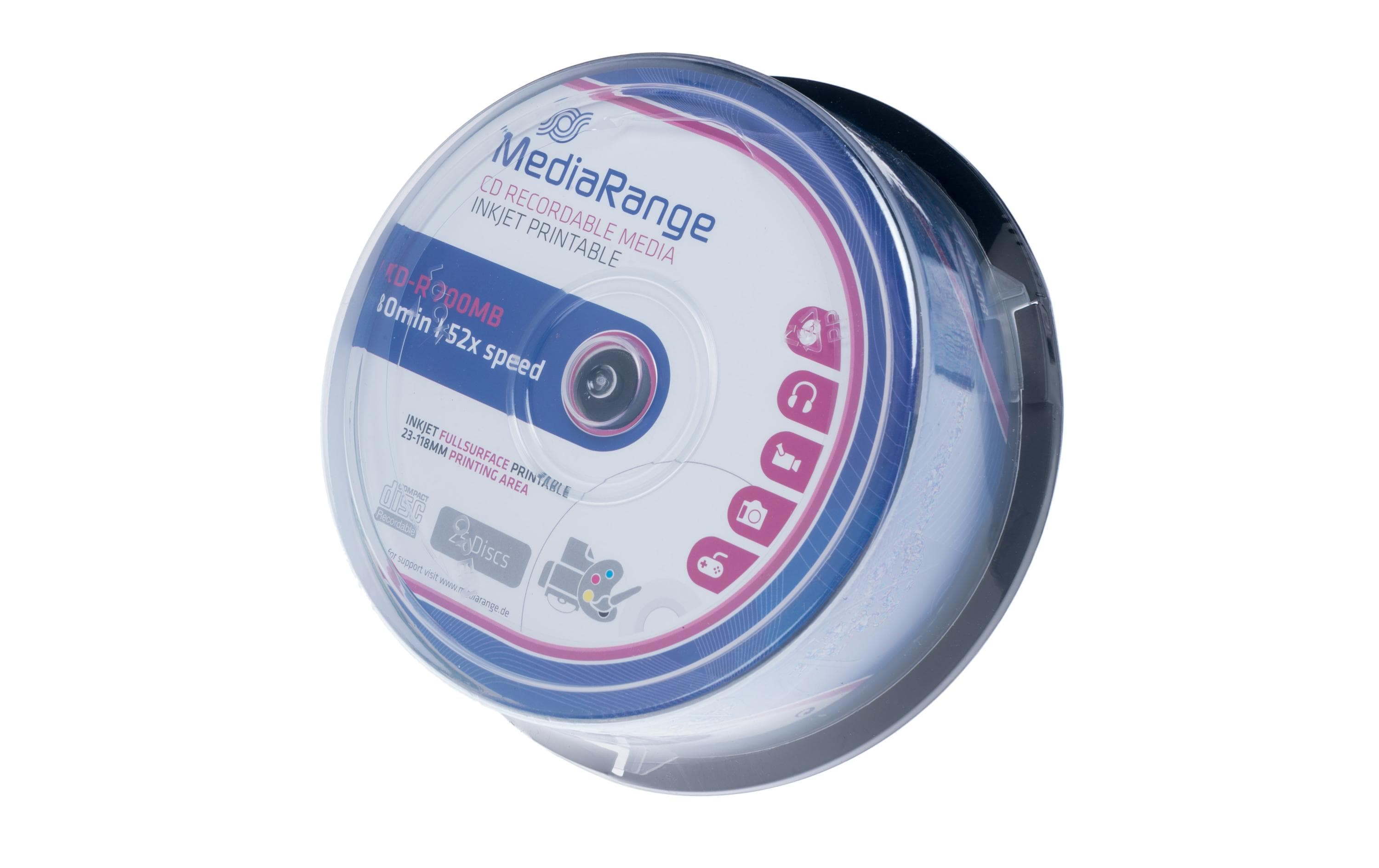 MediaRange CD-R Medien 700 MB, Spindel (25 Stück)