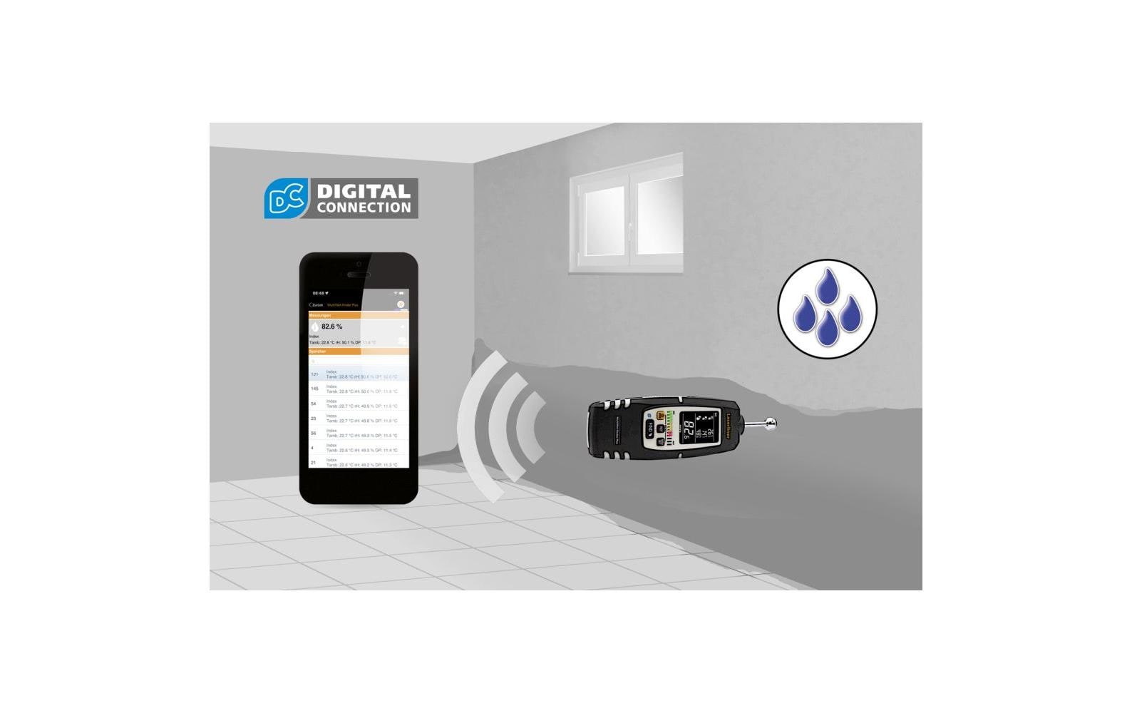 Laserliner Messgerät MultiWet-Finder Plus