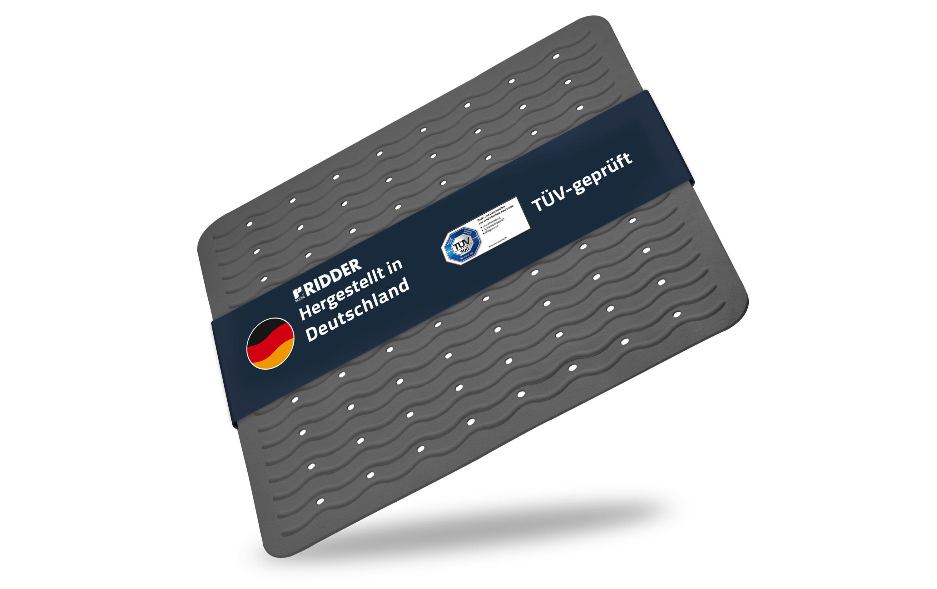 Ridder Duschwanneneinlage Playa 54 x 54 cm, Grau