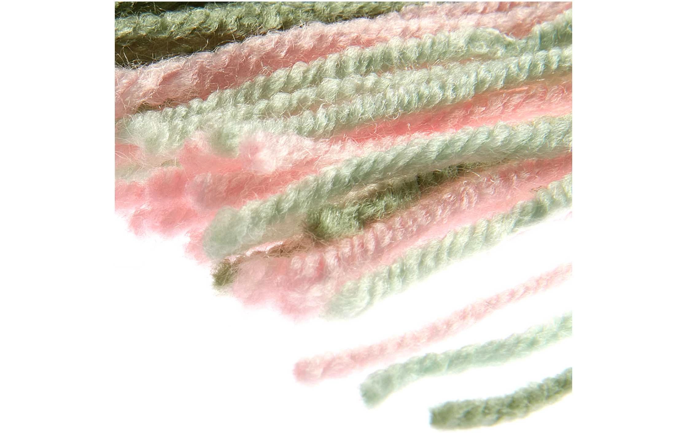 Rico Design Rico Hooki Hooki Knüpfgarn, marmoriert Hellrosa