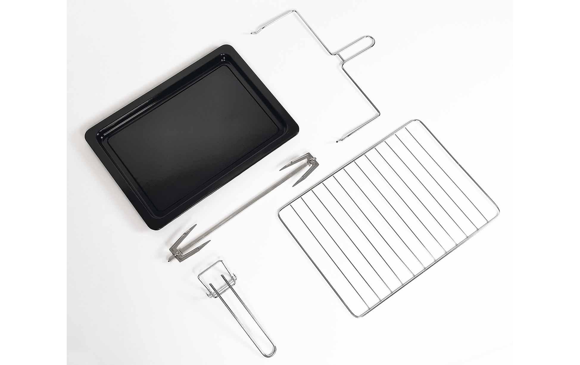 Koenig Backofen 30 l, Chrom/Schwarz