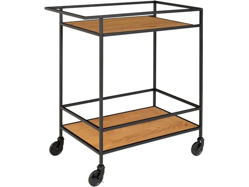 House Nordic Bartrolley Vita 79 x 68 cm, Nature/Schwarz House Nordic Bartrolley Vita 79 x 68 cm, Nature/Schwarz