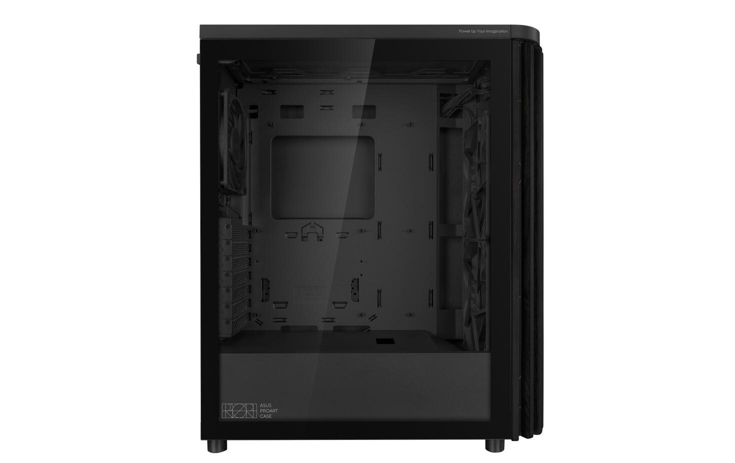 ASUS PC-Gehäuse ProArt PA401 Wood TG PWM Schwarz