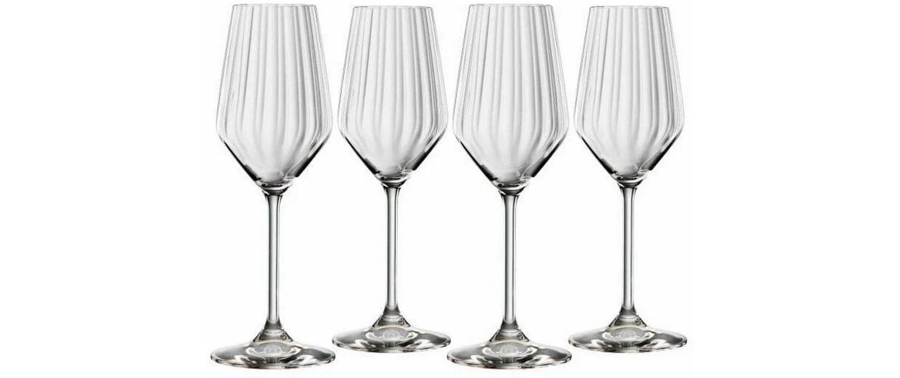 Spiegelau Champagnerglas Lifestyle 310 ml, 4 Stück, Transparent