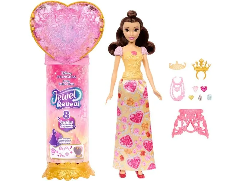 Disney Princess Spielset Jewel Reveal Belle-Puppe Disney Princess Spielset Jewel Reveal Belle-Puppe