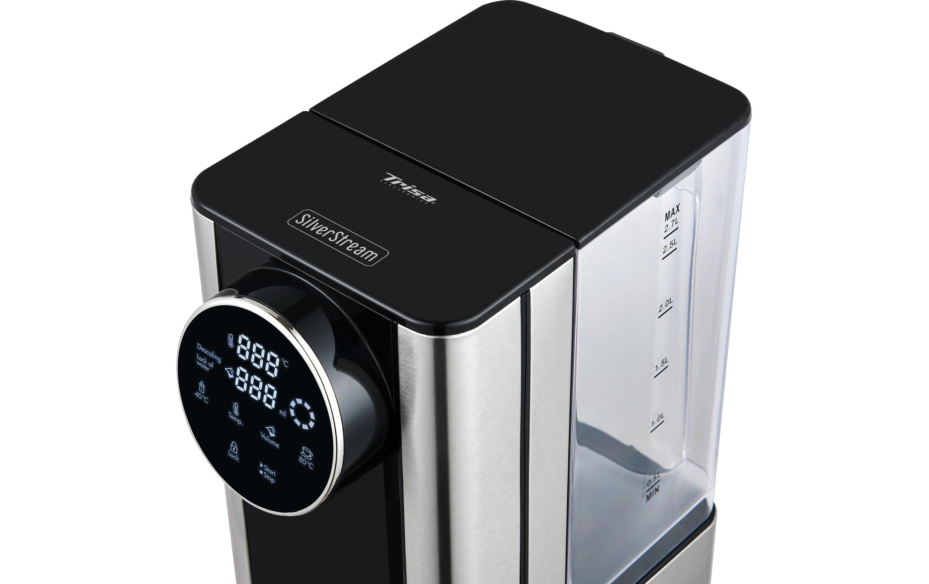 Trisa Heisswasserspender Silver Stream 2.7 l, Schwarz/Silber Trisa Heisswasserspender Silver Stream 2.7 l, Schwarz/Silber