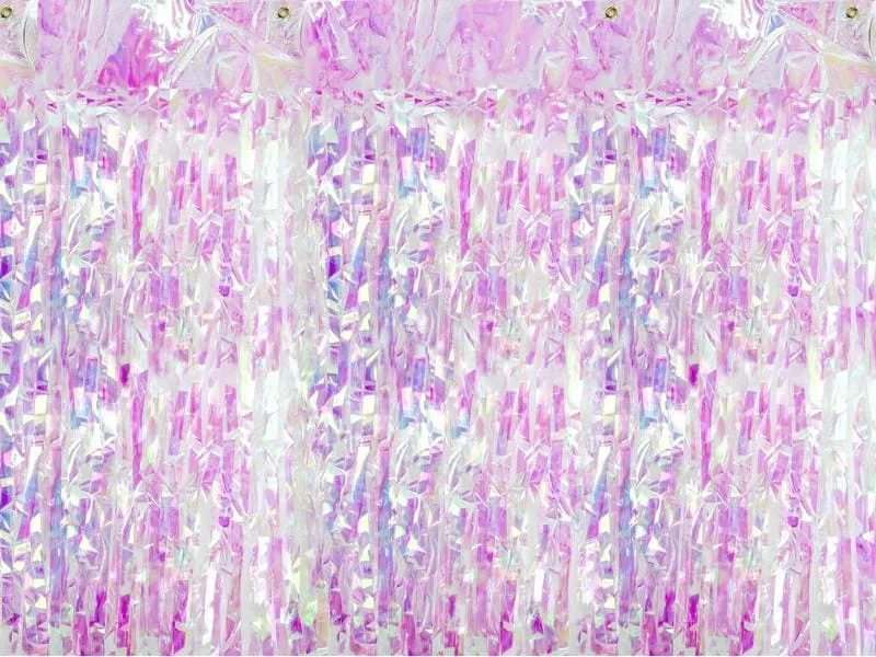 Partydeco Partyaccessoire Vorhang 90 x 250 cm, Opal Partydeco Partyaccessoire Vorhang 90 x 250 cm, Opal