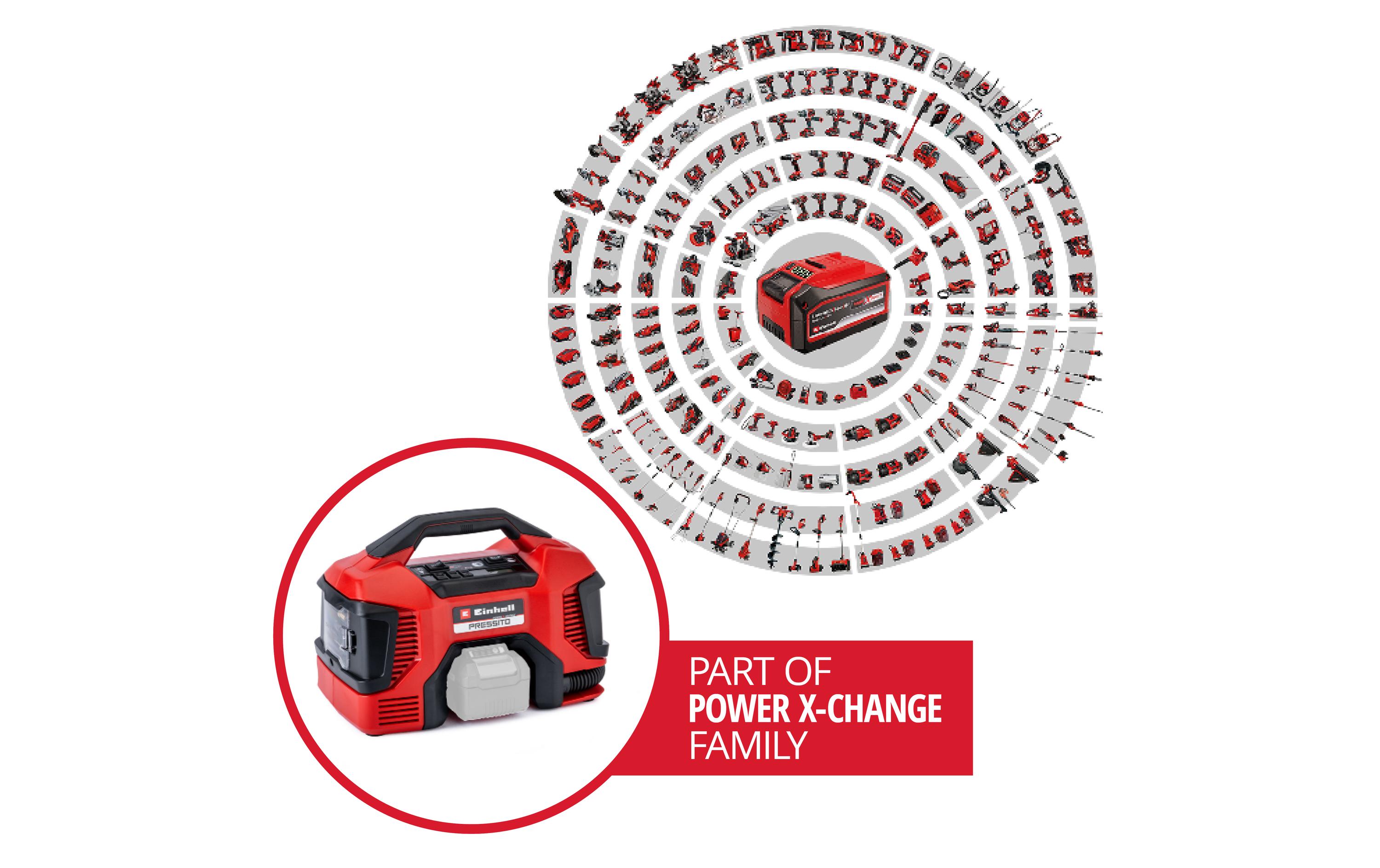Einhell Akku-Kompressor Hybrid Pressito Solo Einhell Akku-Kompressor Hybrid Pressito Solo