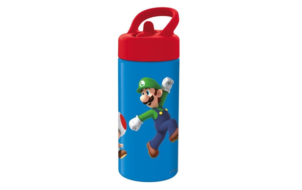 Amscan Trinkflasche Super Mario 410 ml, Blau Amscan Trinkflasche Super Mario 410 ml, Blau