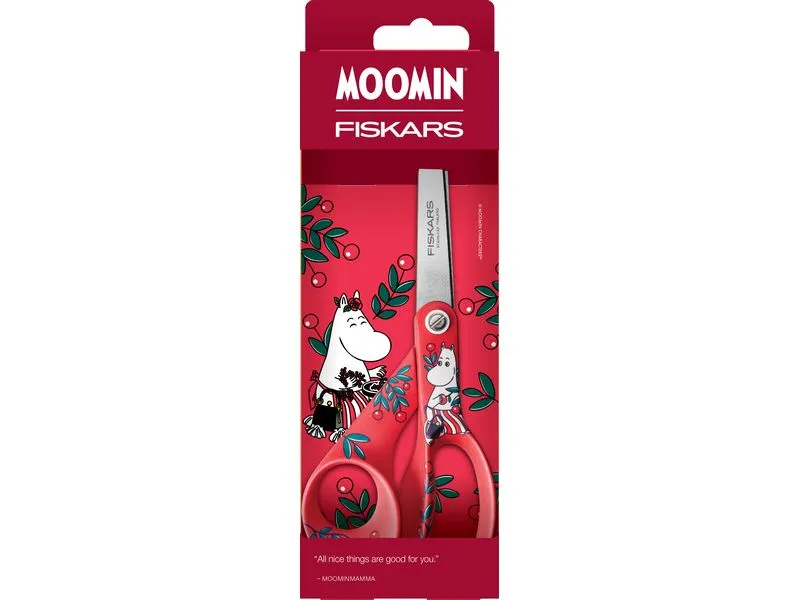 Fiskars Kinderschere Moominmamma 21 cm, Rot