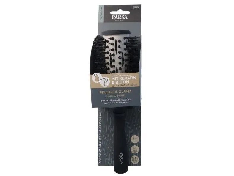 Parsa Beauty Keratin Care and Shine Rundföhnbürste Schwarz Parsa Beauty Keratin Care and Shine Rundföhnbürste Schwarz