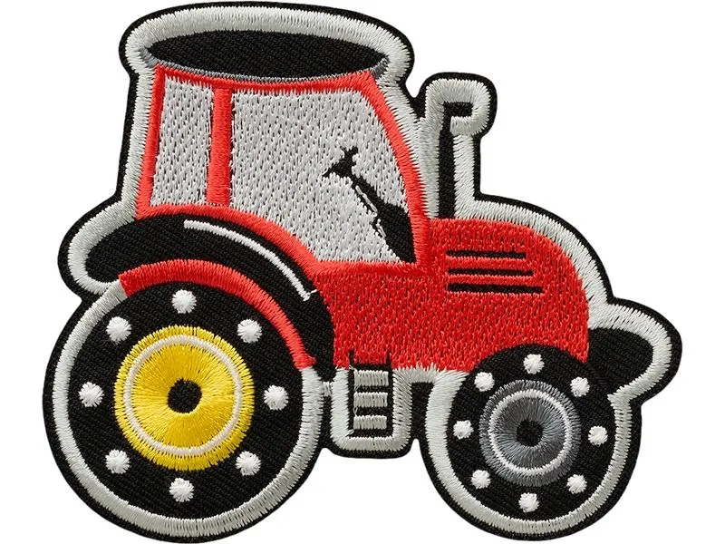 Mono-Quick Aufbügelbild Basic Traktor Rot, 1 Stück Mono-Quick Aufbügelbild Basic Traktor Rot, 1 Stück