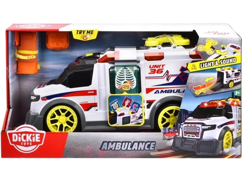 Dickie Toys Rettungsfahrzeug Ambulanz Dickie Toys Rettungsfahrzeug Ambulanz