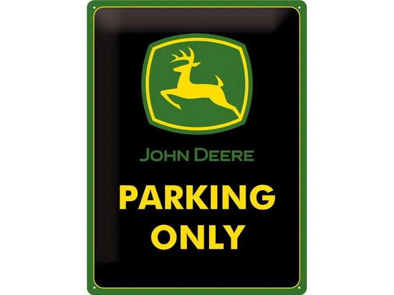 Nostalgic Art Schild John Deere Parking 30 x 40 cm, Metall Nostalgic Art Schild John Deere Parking 30 x 40 cm, Metall